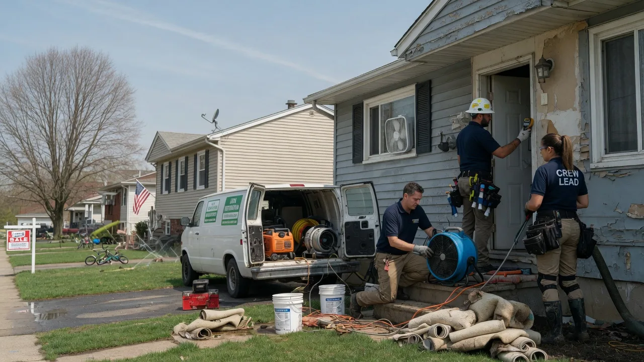 Flood Cleanup in Saint Clair Shores, MI near me